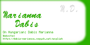 marianna dabis business card